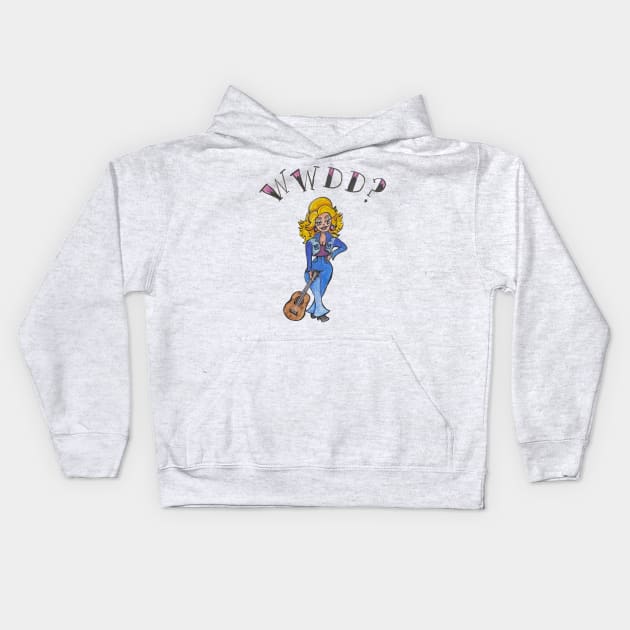 What Would Dolly Do? Kids Hoodie by okjenna